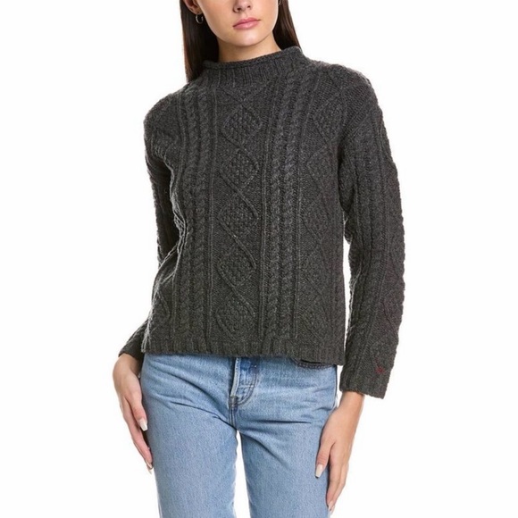 Frances Valentine Sweaters - Frances Valentine Fisherman Lambswool Sweater